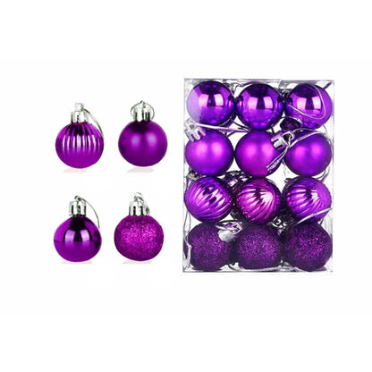 Christmas Ornaments Set | 24 Elegant Baubles for Tree Decorations 11