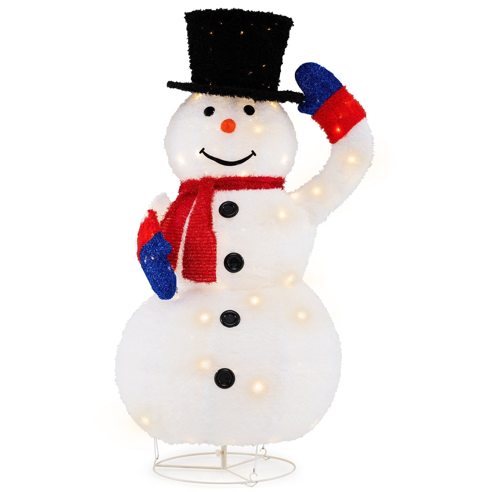 Christmas Snowman Decoration | 120 LED Lights with Timer Function 0