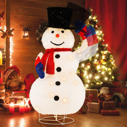 Christmas Snowman Decoration | 120 LED Lights with Timer Function 2