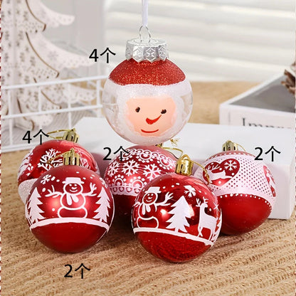 Christmas Tree Ornaments | Set of 16 Elegant Baubles for Festive Decor 1