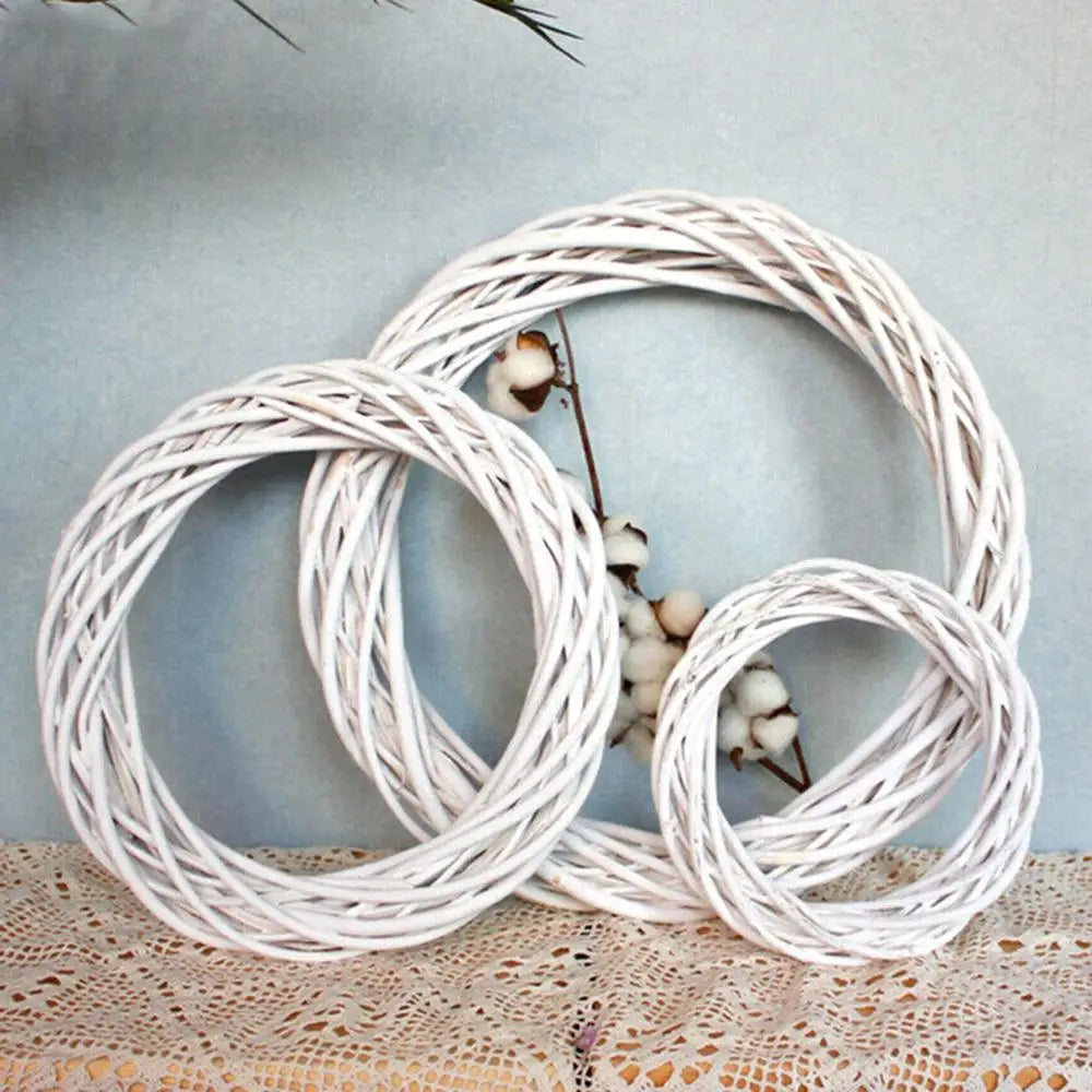 Christmas Wreath | Elegant Rattan Design for Holiday Decor 2