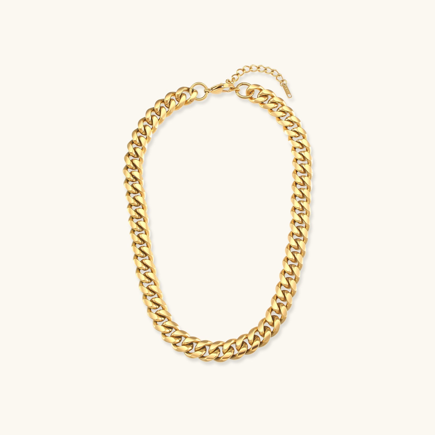 Chunky Chain Necklace | 18k Gold-Plated, Hypoallergenic, Water-Resistant 0