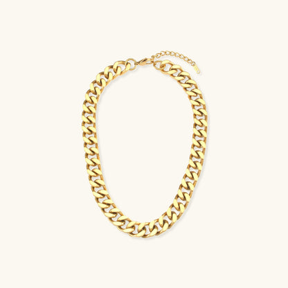 Chunky Chain Necklace | 18k Gold-Plated, Hypoallergenic, Water-Resistant 1