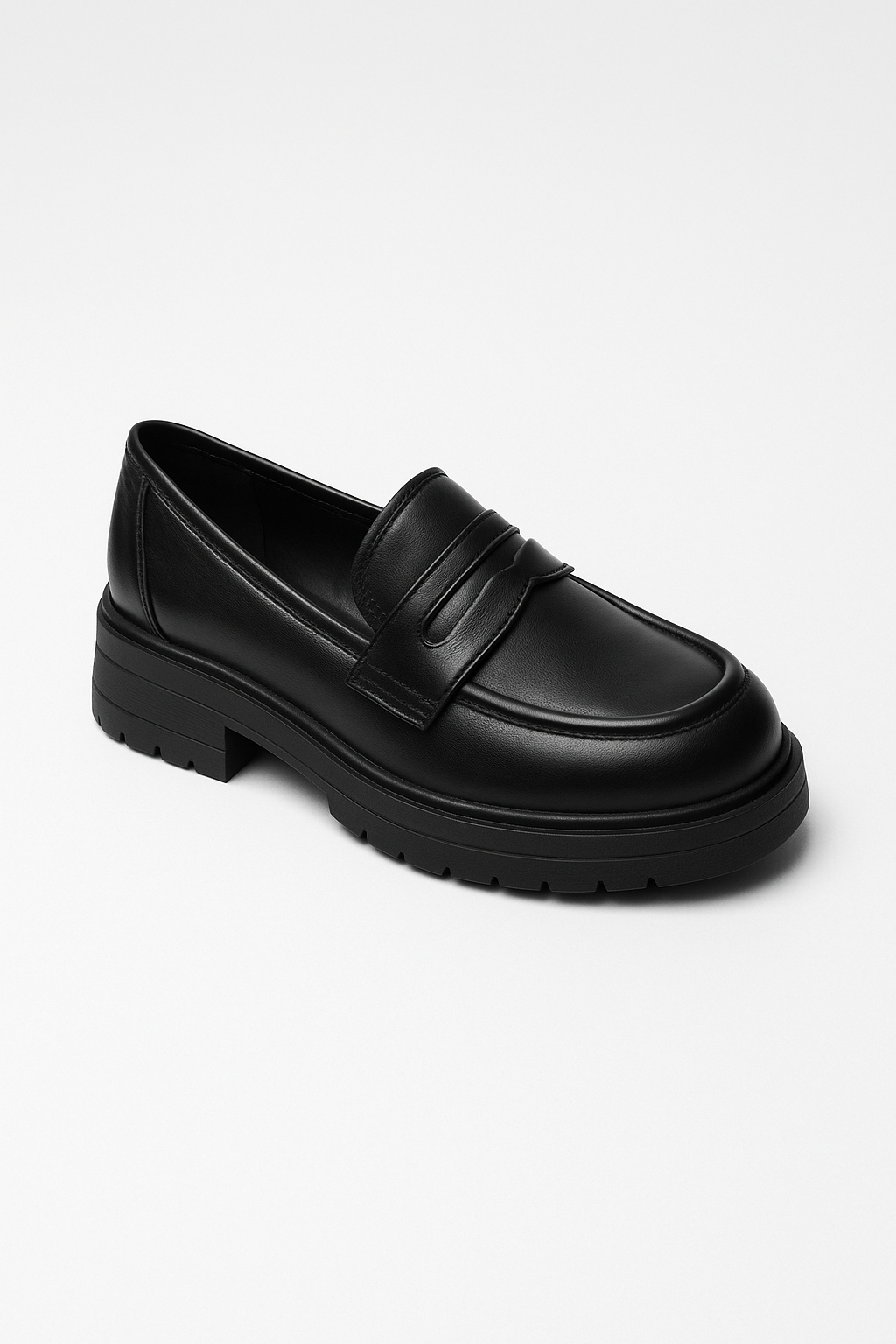 Chunky Loafers for Women | Sleek PU Leather Upper with Reinforced Sole 2