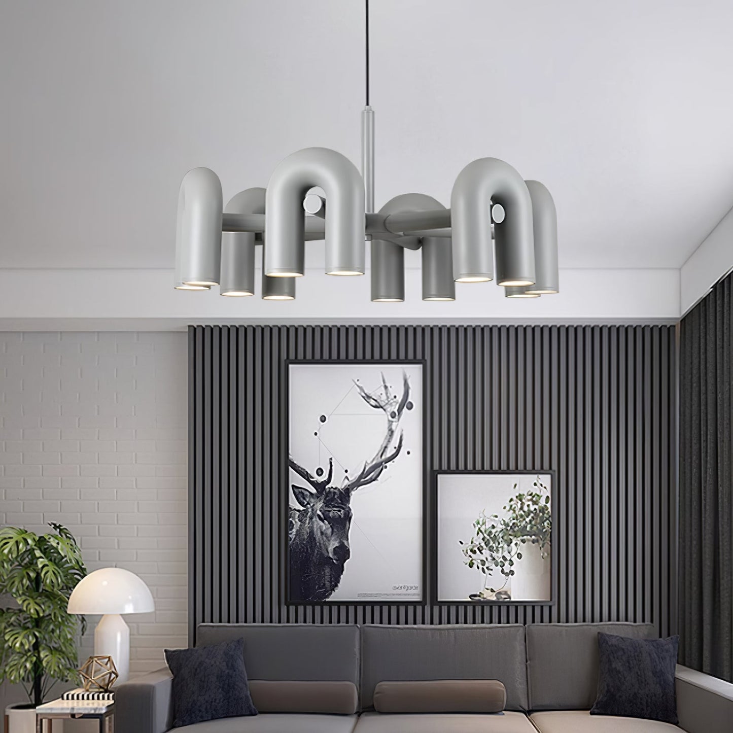 Cirkus Chandelier | Customizable U-Shape LED Lighting Fixture 8