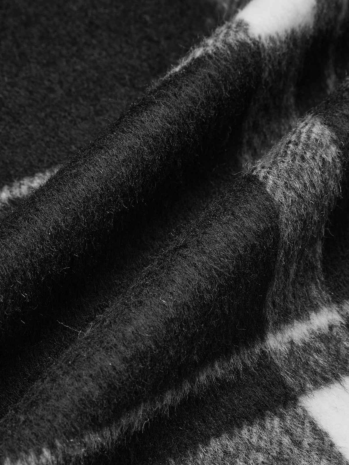 Classic Long Trench Coat | Warm Wool Blend with Stylish Plaid Design 8