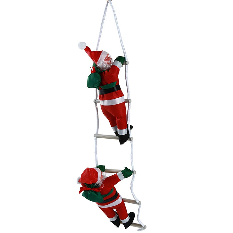 Climbing Christmas Ornament | Santa Claus Pendant for Festive Decor 6