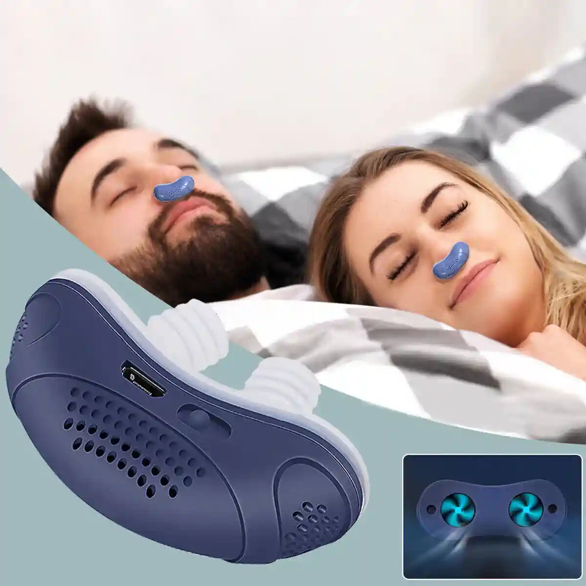 Compact CPAP Device | Gentle Airflow for Sleep Apnea Relief 0
