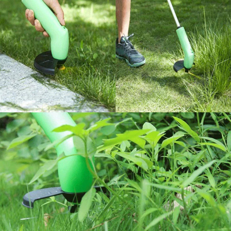 Compact Cordless Grass Trimmer | Lightweight Adjustable Length for Precision Cutting 0
