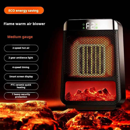 Compact Electric Space Heater | Energy-Efficient Portable Design 6