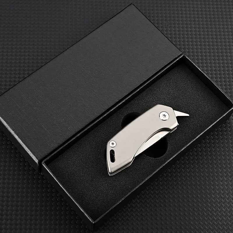 Compact Keychain Knife | Durable Titanium Alloy for Travel and Utility 0