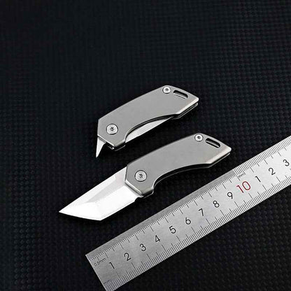 Compact Keychain Knife | Durable Titanium Alloy for Travel and Utility 2