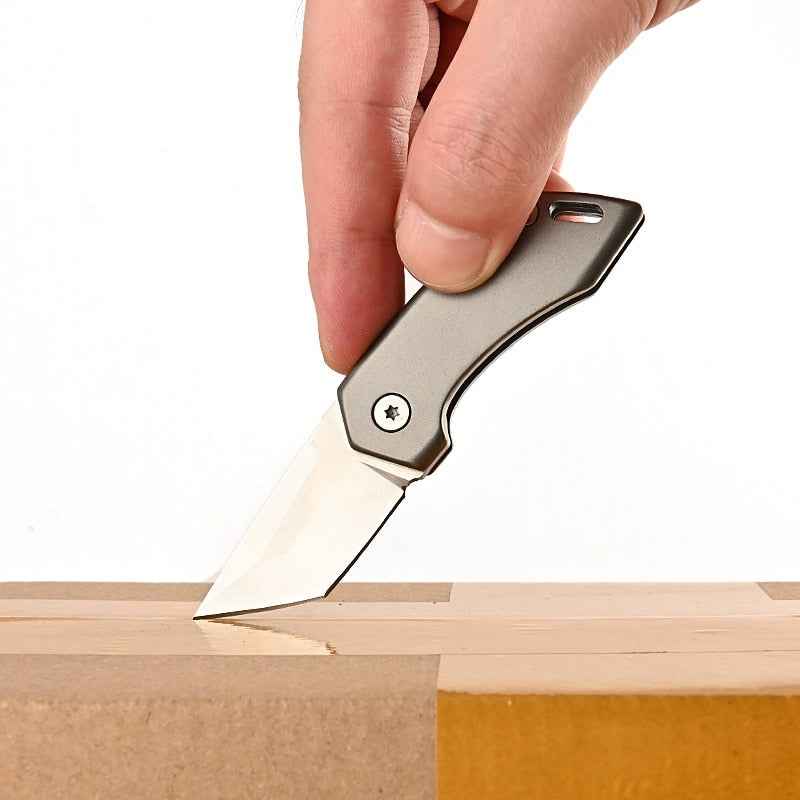 Compact Keychain Knife | Durable Titanium Alloy for Travel and Utility 6