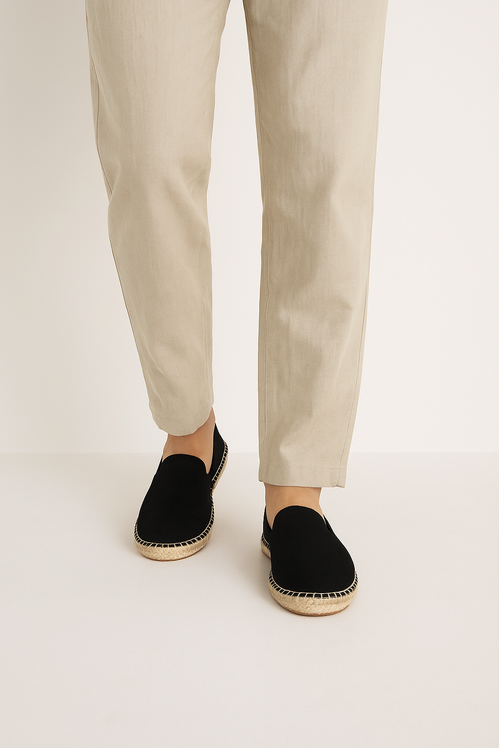 Connor Espadrilles | Soft Suede Upper with Woven Raffia Sole for Summer Comfort 1