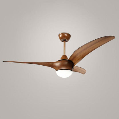 Contemporary 52-Inch LED Ceiling Fan Light with DC Motor & Remote Control 0