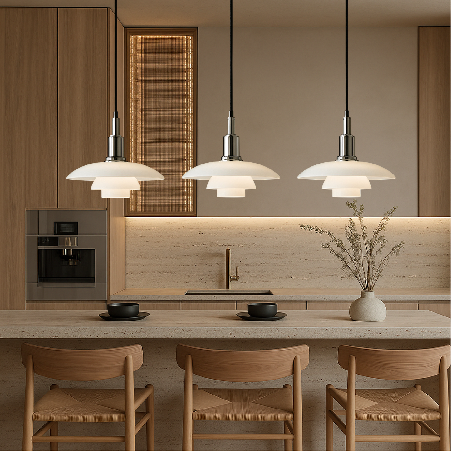 Contemporary Multi-Head Pendant Lamp | Adjustable Danish Design 2