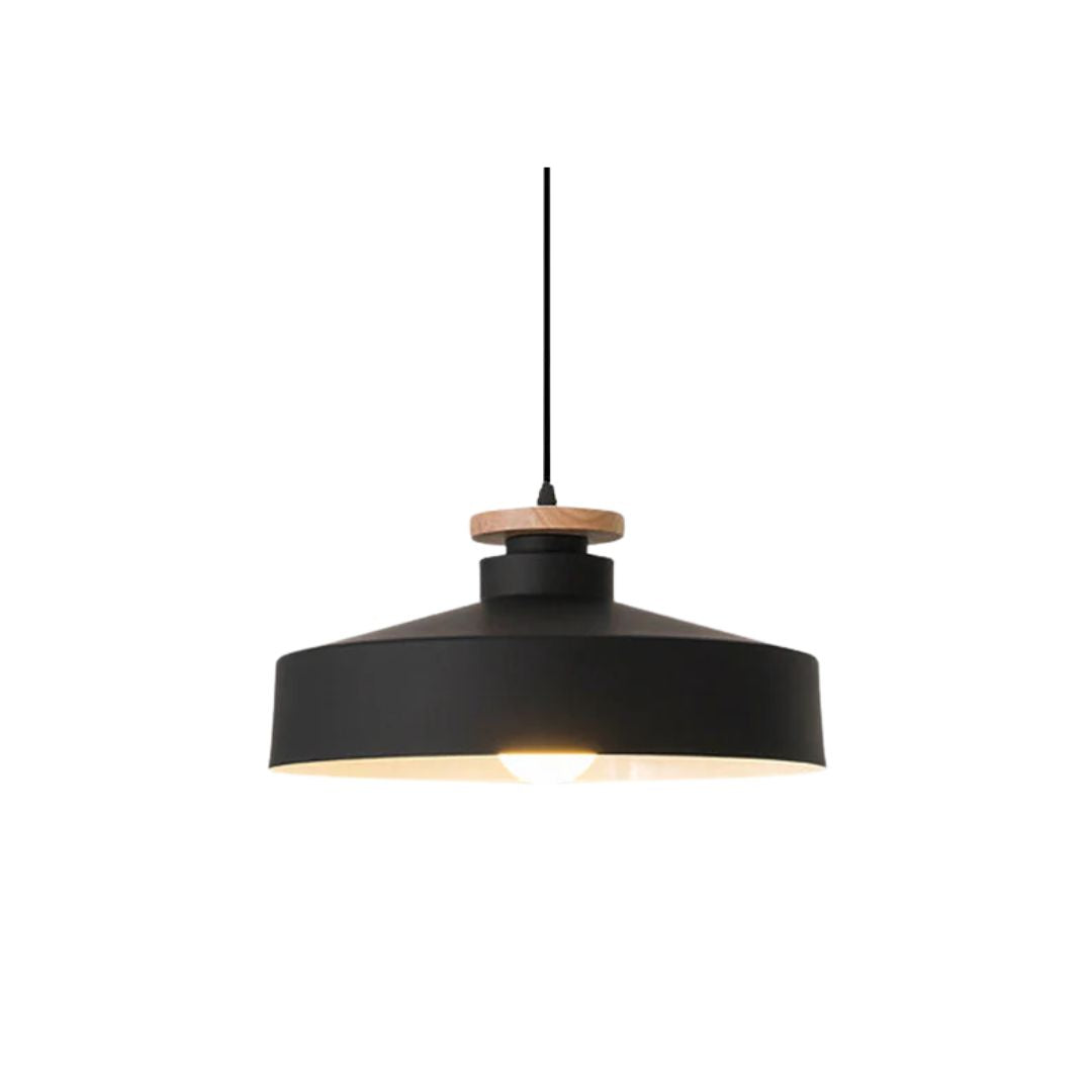 Contemporary Pendant Lamp | Wood and Aluminum Design for Modern Spaces 1
