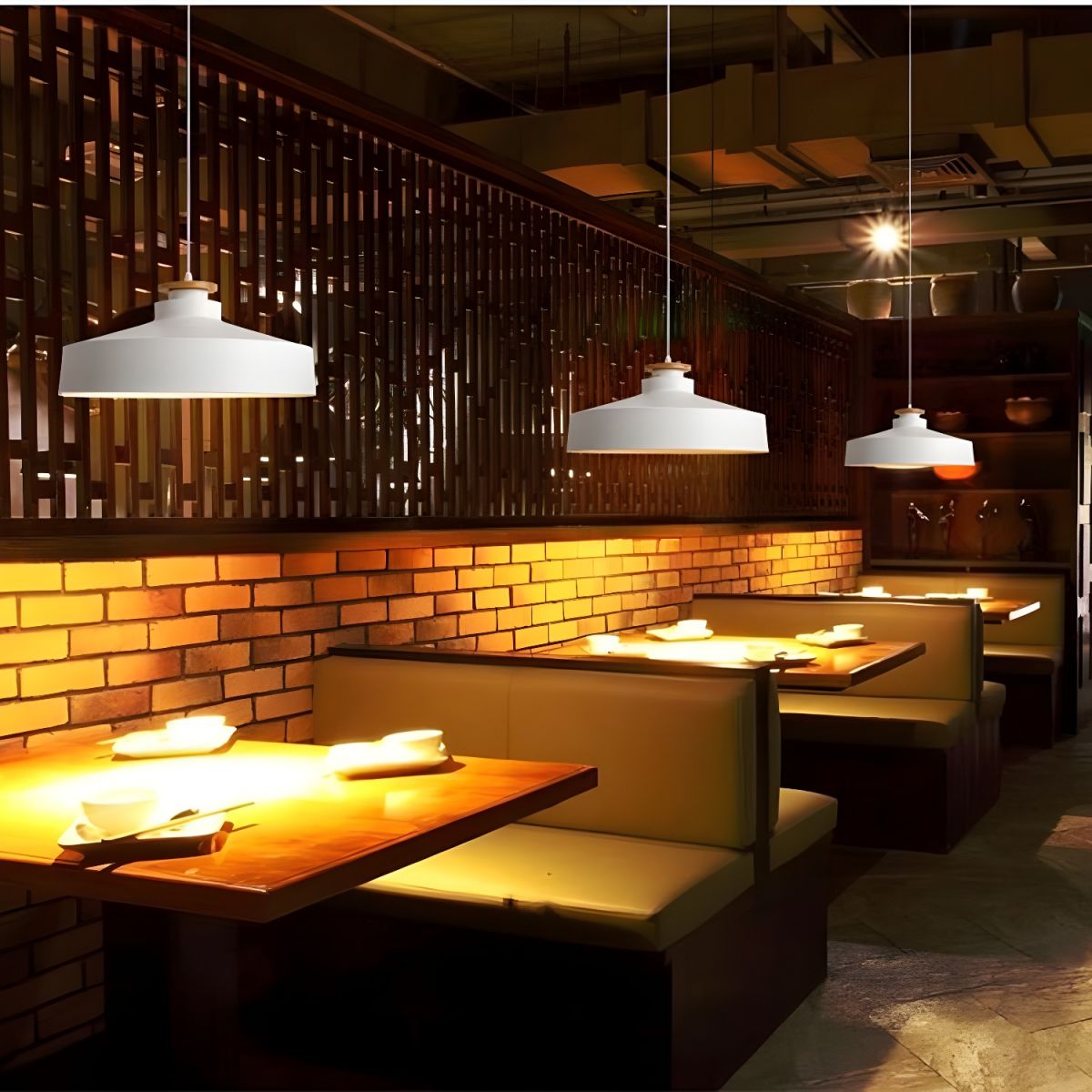 Contemporary Pendant Lamp | Wood and Aluminum Design for Modern Spaces 4