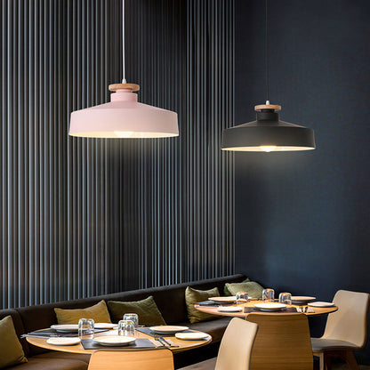 Contemporary Pendant Lamp | Wood and Aluminum Design for Modern Spaces 7