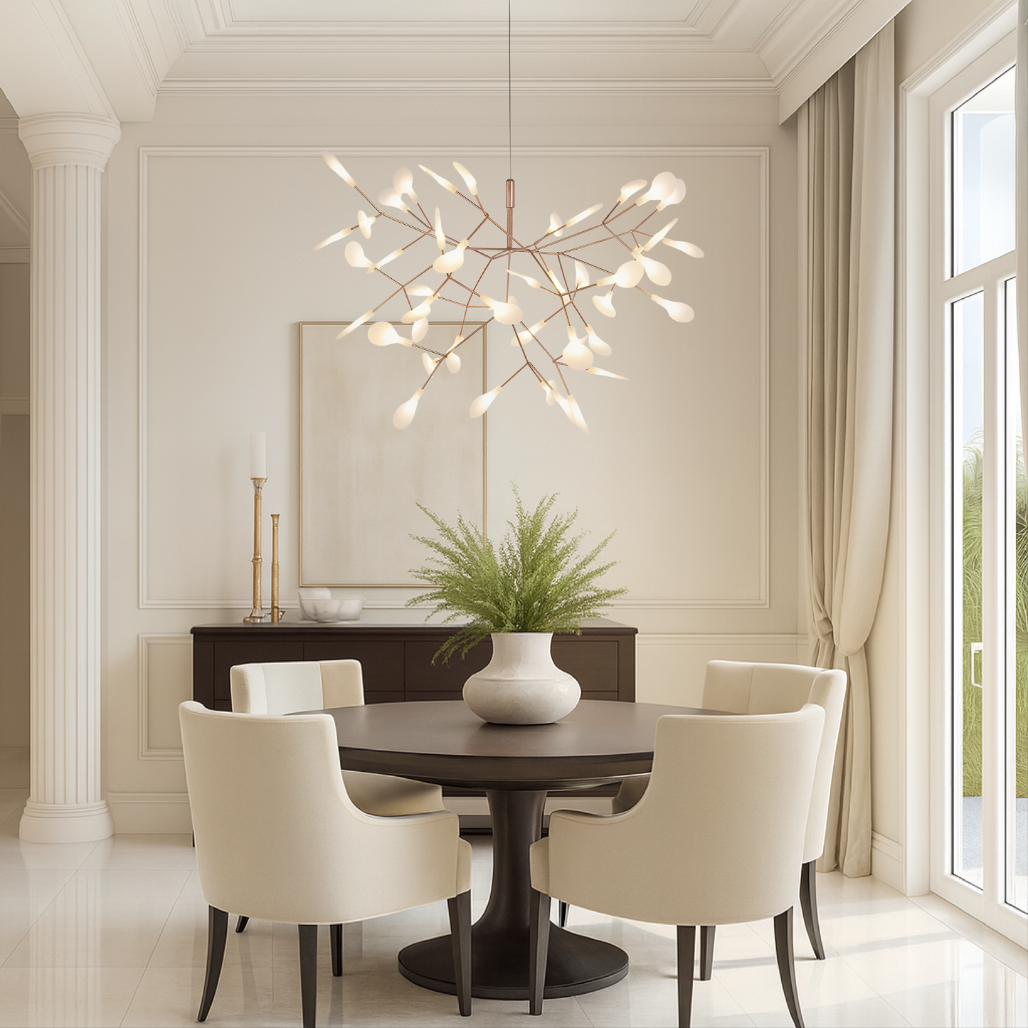 Contemporary Pendant Light | Adjustable Metal Design for Kitchen Lighting 1