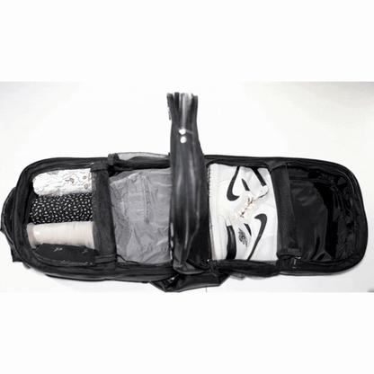 Black Leather Patented Carry-on Bag (XL Design)
