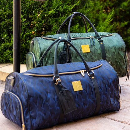 Mala de Viagem Weekender Camuflada Verde