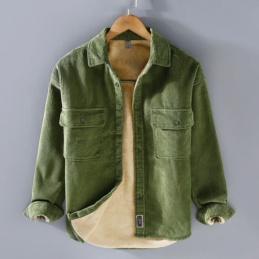 Corduroy Jacket | Egyptian Cotton with Velvet Lining for Warmth 0