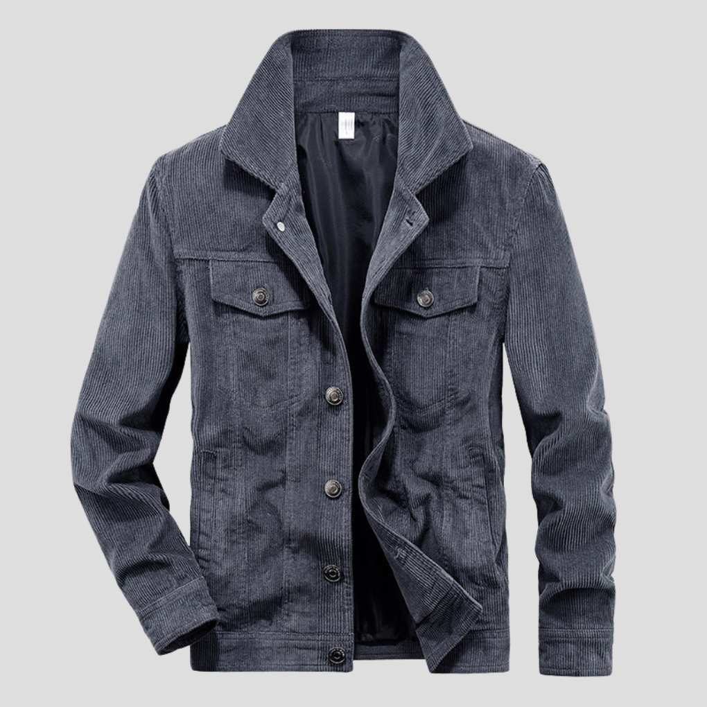 Corduroy Jacket | Lightweight Slim-Fit Design with Button Closure 5