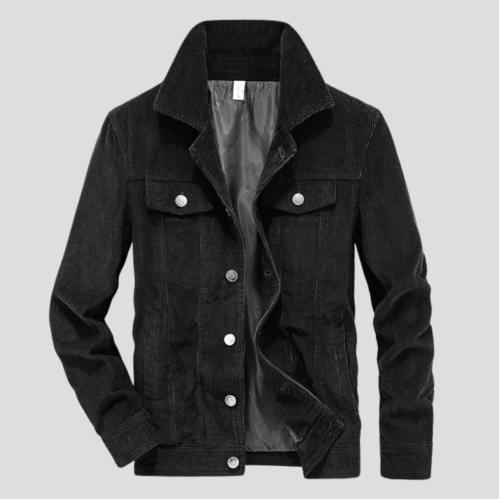 Corduroy Jacket | Lightweight Slim-Fit Design with Button Closure 6
