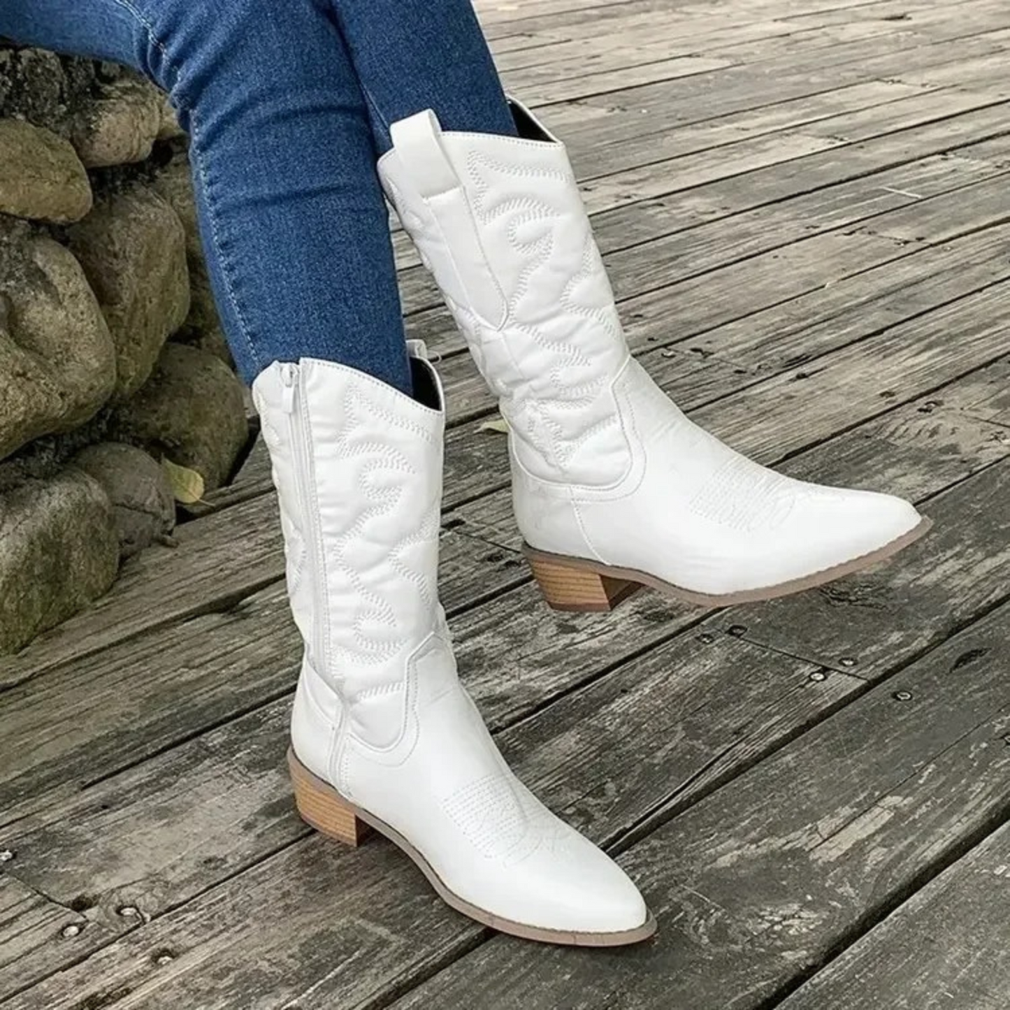 Cowboy Boots | Premium Leather with Sleek Pointed Toe Design 2