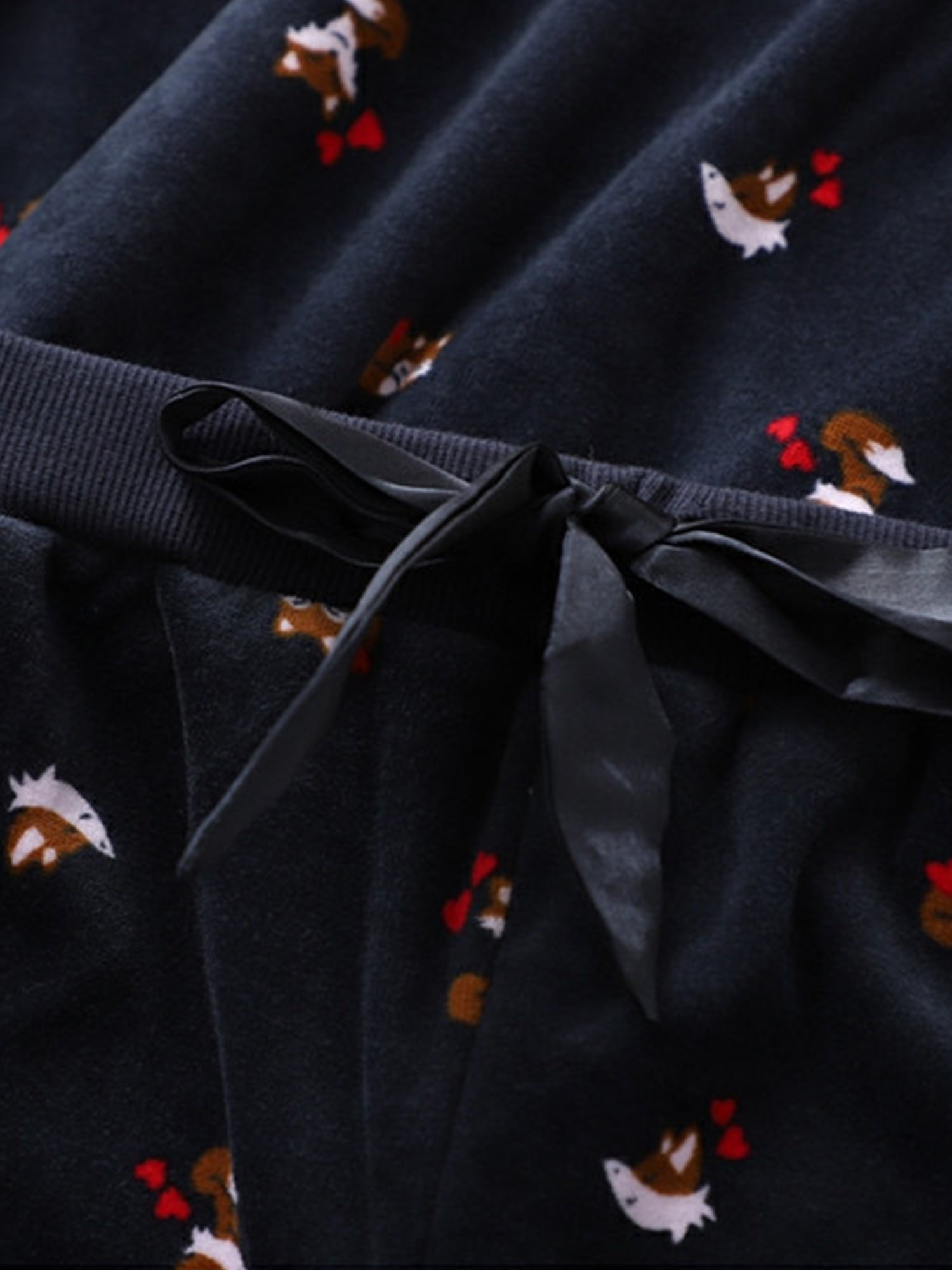 Cozy Sweater and Shorts PJ Set | Leopard or Fox Print with Relaxed Fit 2