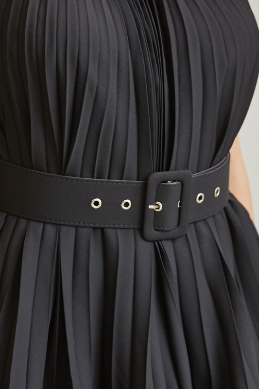 Midnight i Monaco Chiffon Plissert Bukse Sett
