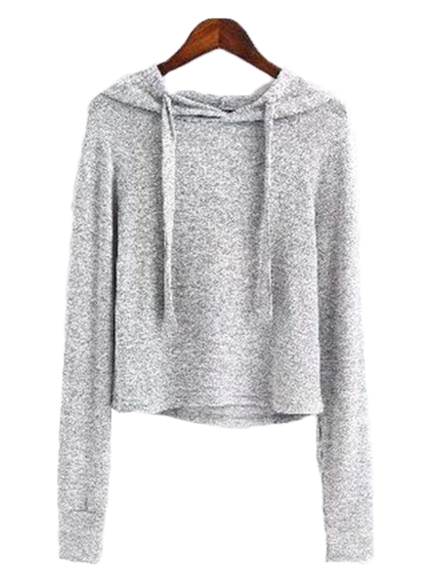 Cropped Hoodie and Bottoms Loungewear Set | Comfortable Cotton Blend 2