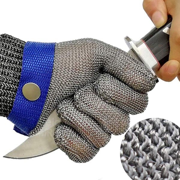 Cut-Resistant Safety Gloves | High-Quality Stainless Steel for Kitchen and Industrial Use 0