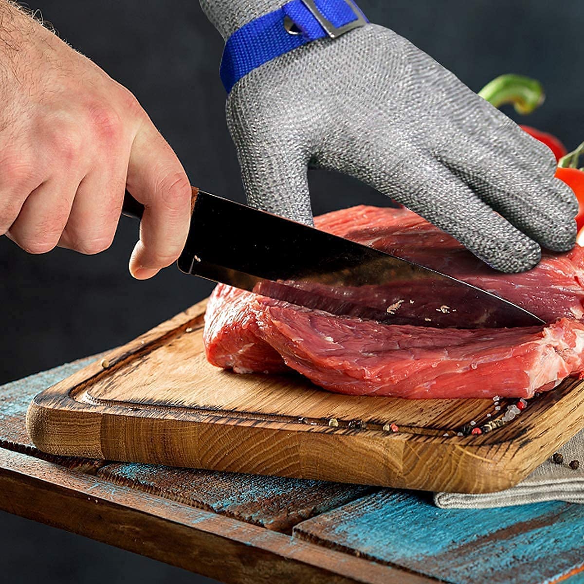 Cut-Resistant Safety Gloves | High-Quality Stainless Steel for Kitchen and Industrial Use 3