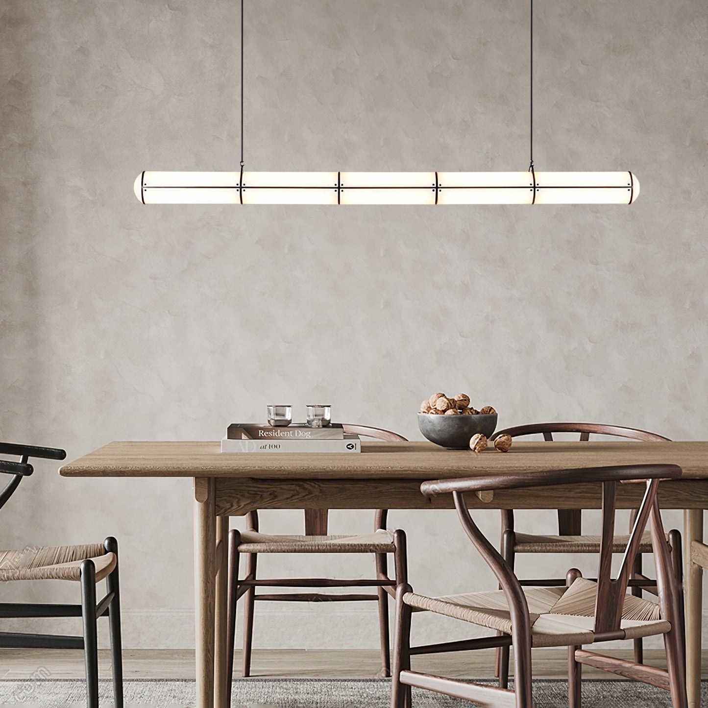 Cylindrical Pendant Light | Customizable LED Kitchen Pendant Lighting 3