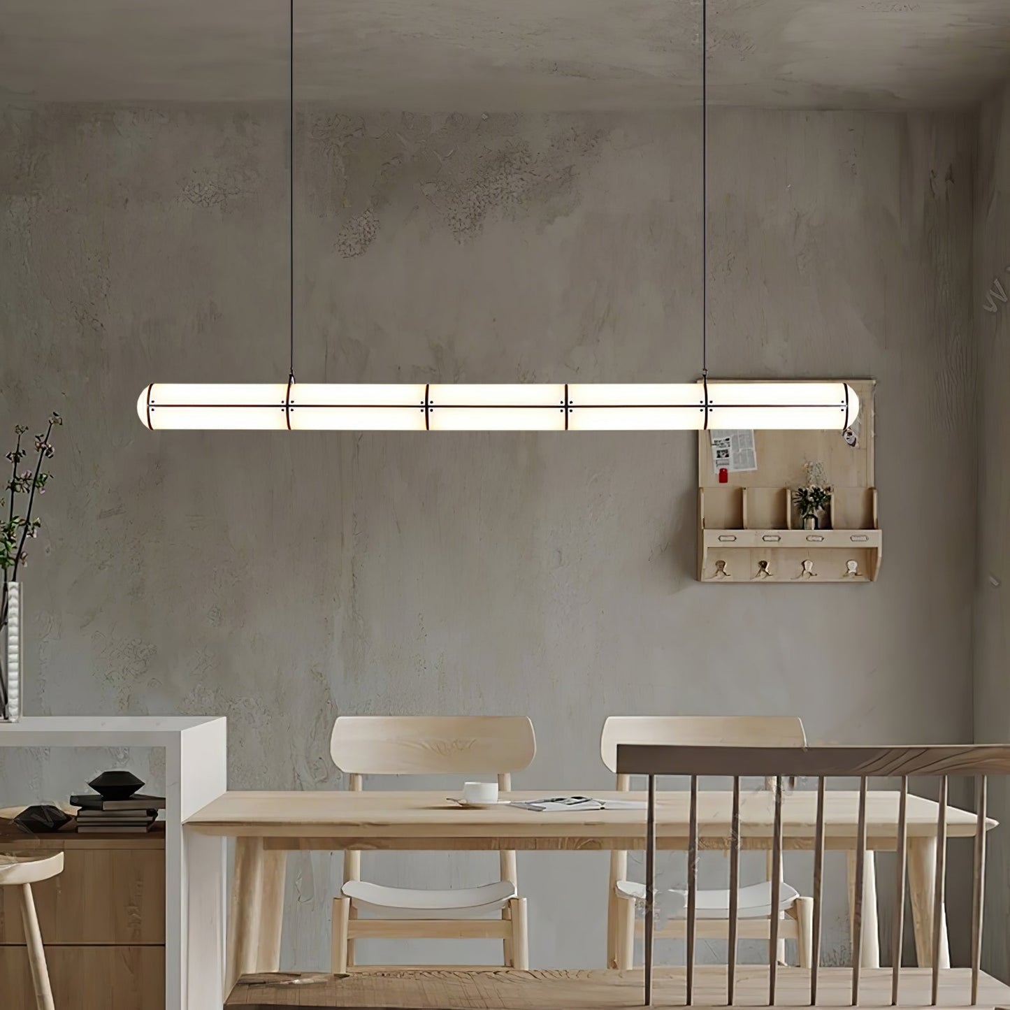 Cylindrical Pendant Light | Customizable LED Kitchen Pendant Lighting 4