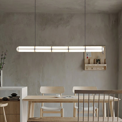 Cylindrical Pendant Light | Customizable LED Kitchen Pendant Lighting 4