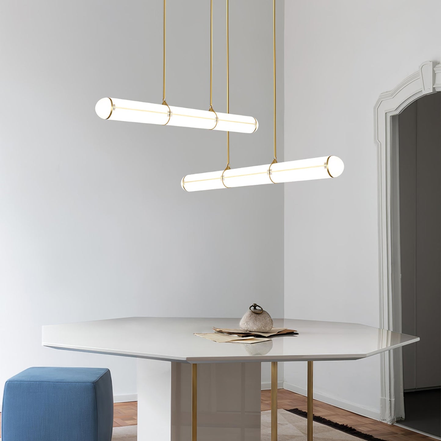 Cylindrical Pendant Light | Customizable LED Kitchen Pendant Lighting 6