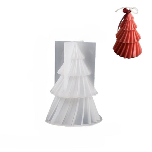 DIY Christmas Tree Candle Mold | Food-Safe Silicone for Creative Decor 0