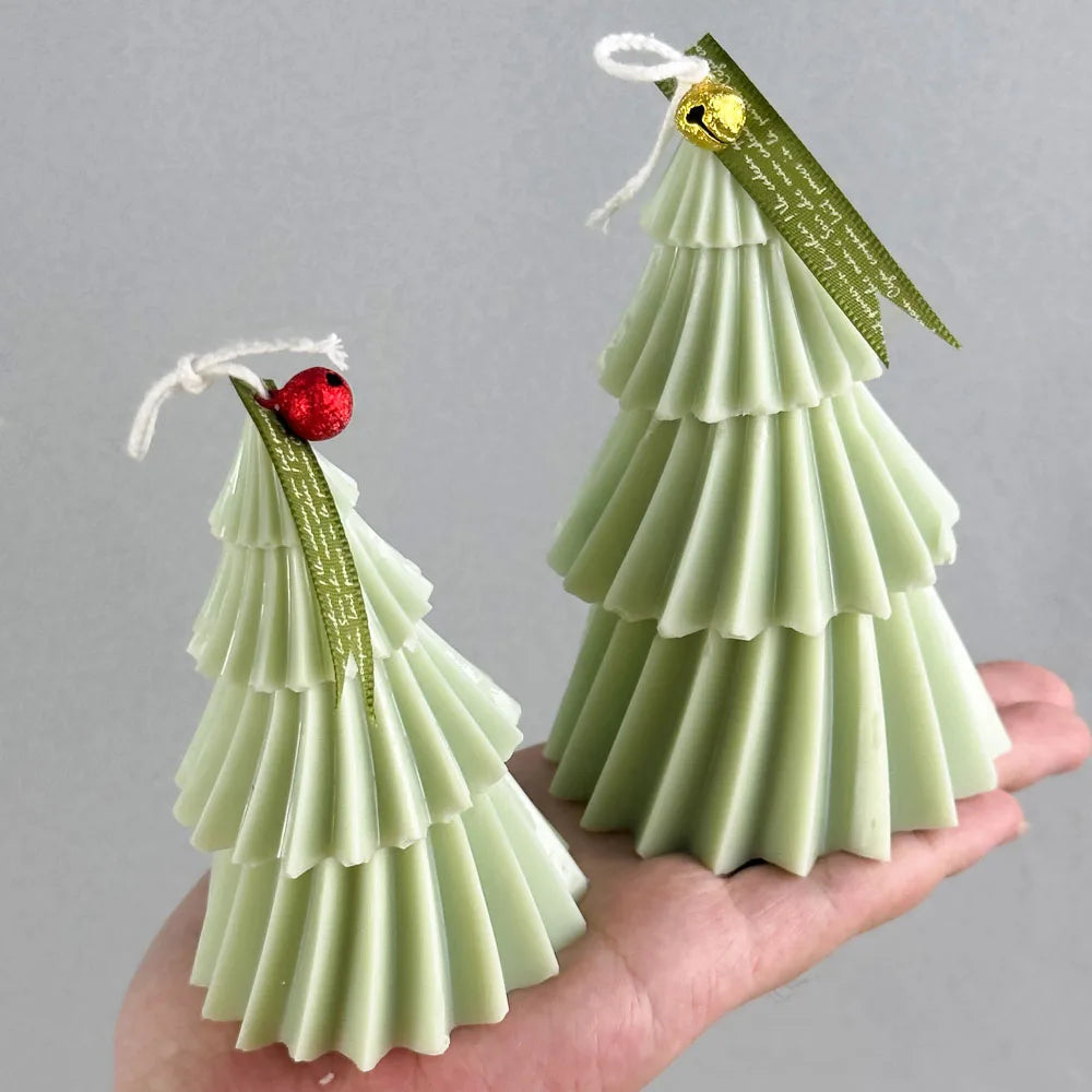 DIY Christmas Tree Candle Mold | Food-Safe Silicone for Creative Decor 4