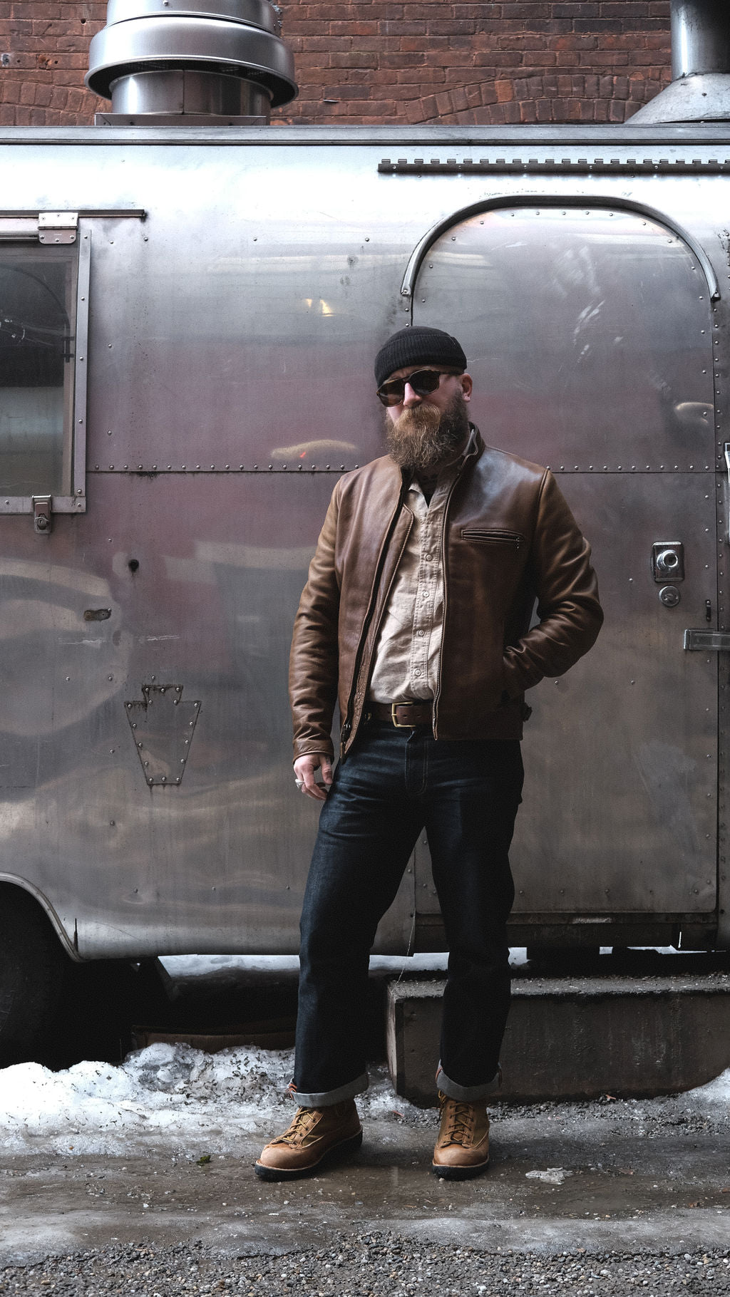 Schott x Ball and Buck Perfecto leren jas