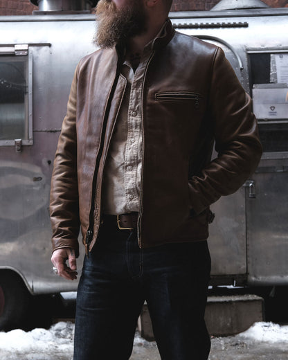 Schott x Ball and Buck Perfecto leren jas