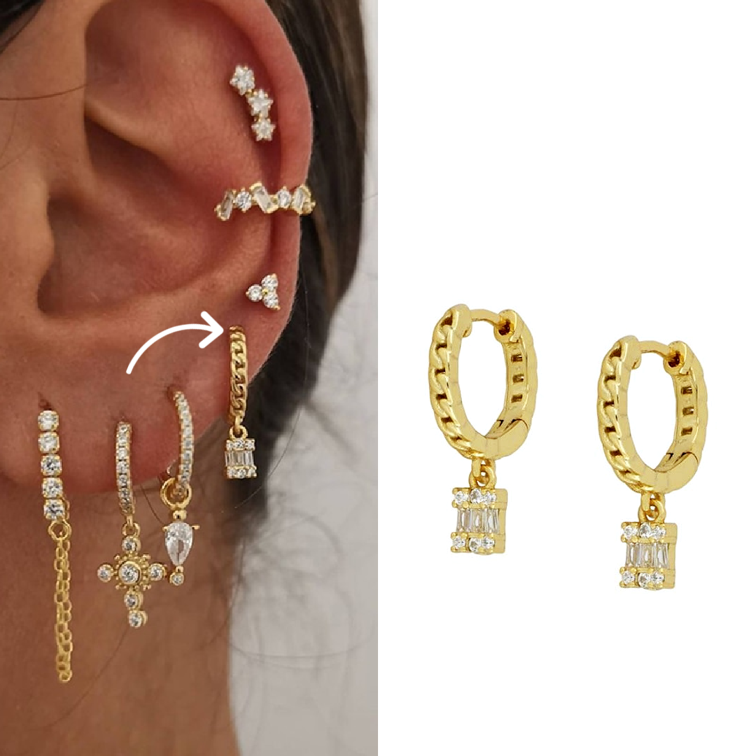 Dainty Earring Set | Hypoallergenic Surgical Stainless Steel for Everyday Wear 8