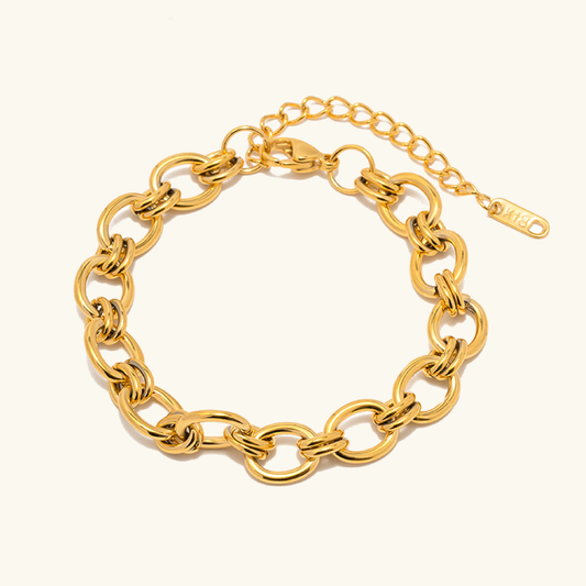 Dainty Gold Bracelet | Waterproof Hypoallergenic 18k Stainless Steel 0