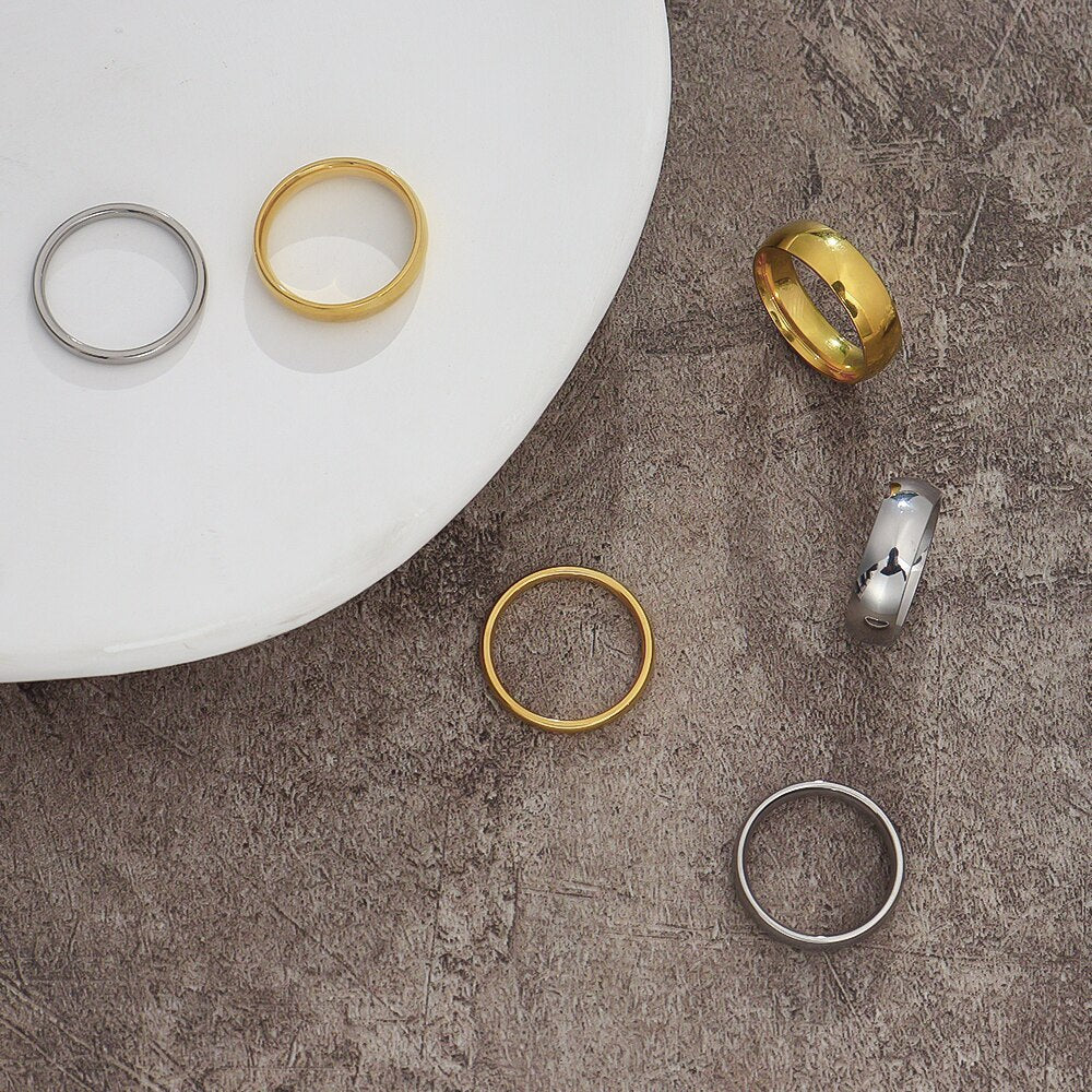 Dainty Stacking Ring | 18K Stainless Steel with Tarnish Resistance 2