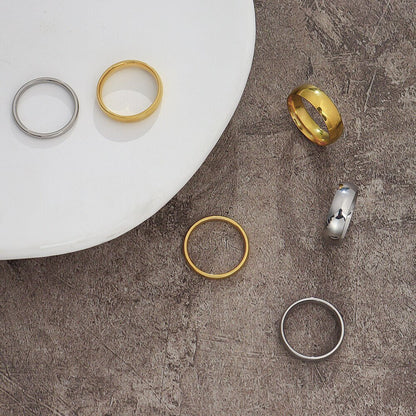 Dainty Stacking Ring | 18K Stainless Steel with Tarnish Resistance 2