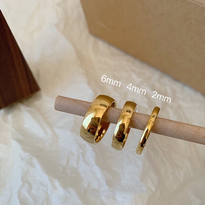 Dainty Stacking Ring | 18K Stainless Steel with Tarnish Resistance 3