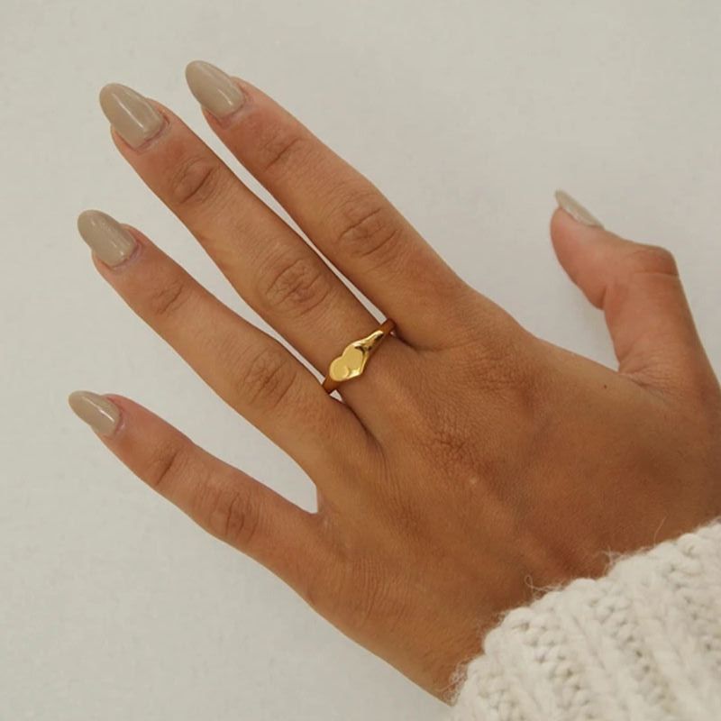 Dainty Stacking Ring | Durable Tarnish Resistant 18K Stainless Steel 4