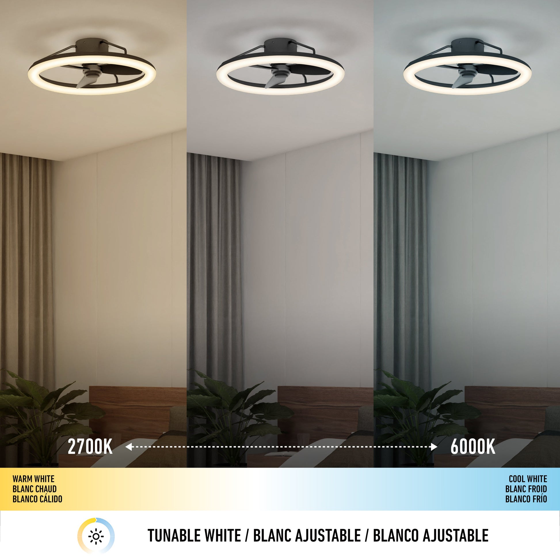 Darren | 23-Inch LED Ceiling Fan with Remote Control & Reversible Function 5